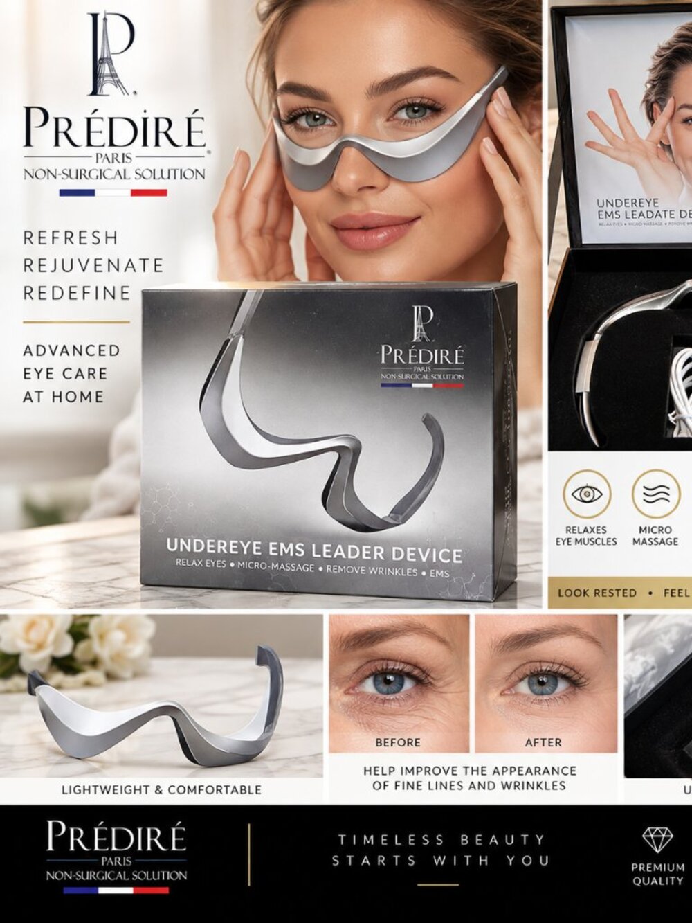 LA PRÉDIRÉ PARIS UNDER-EYE EMS LEADER DEVICE